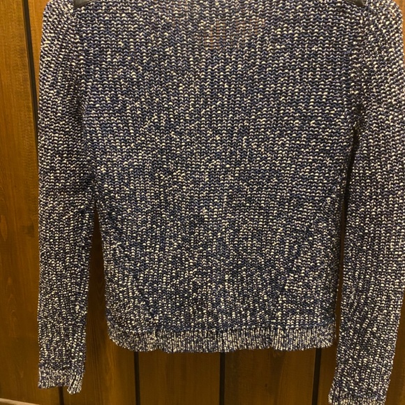 Ella Moss zippered faux leather classic cardigan/jacket. Sz. S - Picture 8 of 16